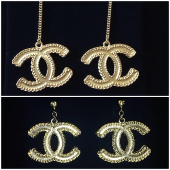 Gems Jewelry - My modified earrings!! Love them!!! :D (chain was shortened) - Jewelry Near Me - San Diego, California