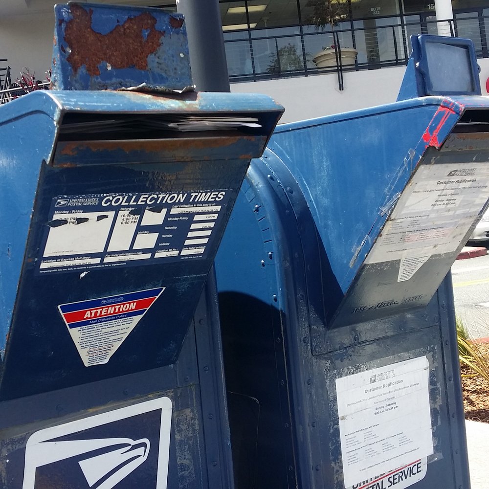 US Post Office - Mail boxes completely full outside this post office. - Post Offices Near Me - San Francisco, California US Post Office - Mail boxes completely full outside this post office. - Post Offices Near Me - San Francisco, California
