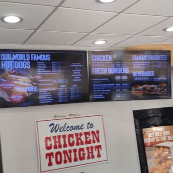 Chicken Tonight - menus and prices on the wall - Seafood Near Me - Lindenhurst, New York