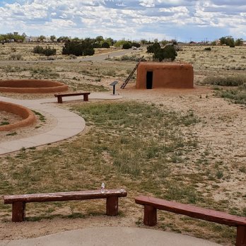 Coronado State Monument - View of the grounds.  Nice sidewalk - Museums Near Me - Bernalillo, New Mexico