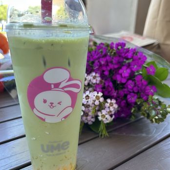 Ume Tea - Matcha mango latte on Mother's Day - Bubble Tea Near Me - Fremont, California Ume Tea - Matcha mango latte on Mother's Day - Bubble Tea Near Me - Fremont, California