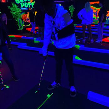 Glow Putt Mini Golf - Even with one hand. - Mini Golf Near Me - Scottsdale, Arizona Glow Putt Mini Golf - Even with one hand. - Mini Golf Near Me - Scottsdale, Arizona