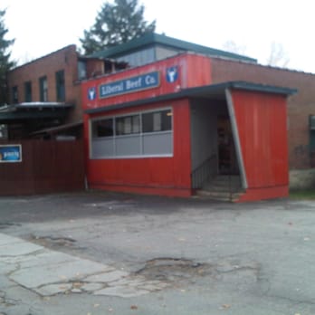 Liberal Beef - a red building with a truck parked in front of it - Meat Shops Near Me - Claremont, New Hampshire Liberal Beef - a red building with a truck parked in front of it - Meat Shops Near Me - Claremont, New Hampshire