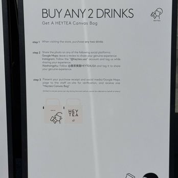 Heytea - 3/2/25 promotion - Bubble Tea Near Me - San Francisco, California Heytea - 3/2/25 promotion - Bubble Tea Near Me - San Francisco, California