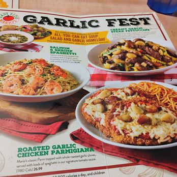 East Side Mario's - Garlic Fest menu (July 2026) - Italian Near Me - Gloucester, Ontario