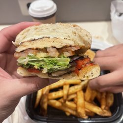 Black Fig Coffee & Bistro - Chicken pesto sandwich