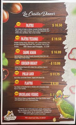 Menu photo 5 La Casita Fresh Mex Grill Foley, AL