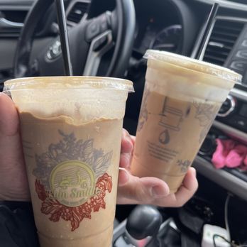 Phin Smith - Left - coconut coffee Right - ca phe sua da - Coffee & Tea Near Me - Garden Grove, California Phin Smith - Left - coconut coffee Right - ca phe sua da - Coffee & Tea Near Me - Garden Grove, California