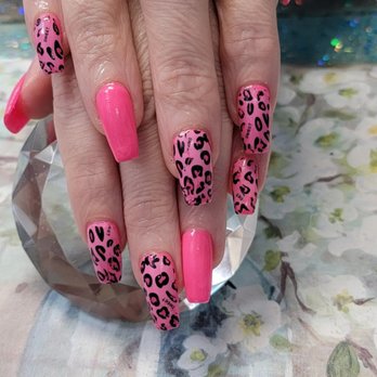Rau's Top Notch Nails - Pink leopard - Nail Salons Near Me - Henderson, Nevada Rau's Top Notch Nails - Pink leopard - Nail Salons Near Me - Henderson, Nevada