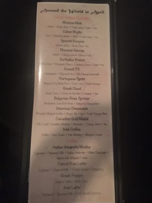 Menu photo 8 Astoria Caffe & Wine Bar Addison, TX