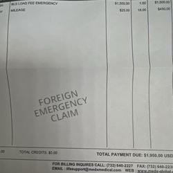 Life Support Ambulances - $25 per mile charged for mileage!!!