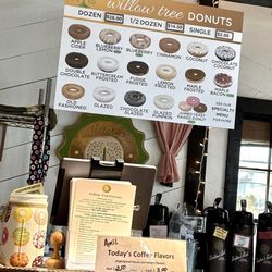 Willow Tree Donuts - Menu