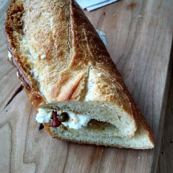 Big L's Bagels - Tomato and feta sandwich on baguette -- fantastic. - Coffee & Tea Near Me - Winchester, Virginia