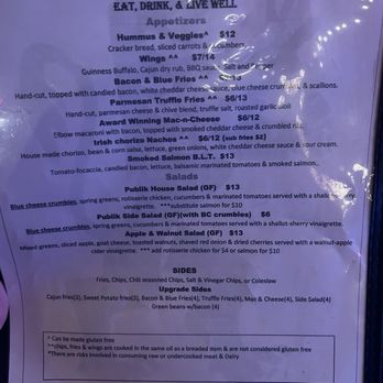The Publik House - Menu - Gastropubs Near Me - Peoria Heights, Illinois The Publik House - Menu - Gastropubs Near Me - Peoria Heights, Illinois
