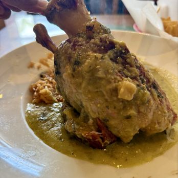 Enrique's Mexican Restaurant - Pork shank in green sauce - Mexican Near Me - Long Beach, California