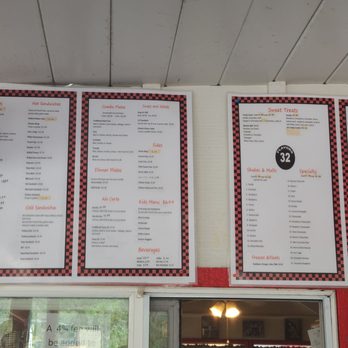 Robert's Frosty - menus on the wall - American Near Me - Coarsegold, California