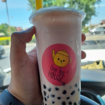 One Tea House - Strawberry Milk Tea - Bubble Tea Near Me - Modesto, California One Tea House - Strawberry Milk Tea - Bubble Tea Near Me - Modesto, California