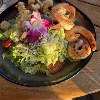 Gather On Maui - Caesar salad with grilled shrimp - Hawaiian Near Me - Kihei, Hawaii Gather On Maui - Caesar salad with grilled shrimp - Hawaiian Near Me - Kihei, Hawaii