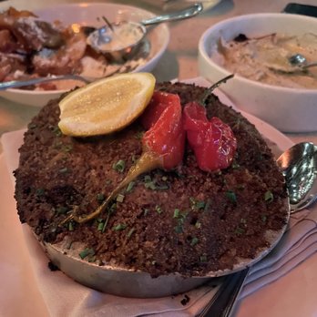 Aba - Black Garlic Shrimp Scampi - Mediterranean Near Me - Chicago, Illinois