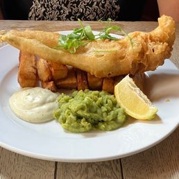 Fish and chips.