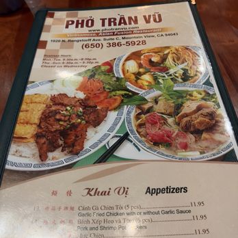 Pho Tran Vu - Vietnamese Near Me - Mountain View, California Pho Tran Vu - Vietnamese Near Me - Mountain View, California