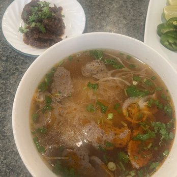 Hot Pho - Spicy brisket hot pho with meatball - Vietnamese Near Me - Westminster, Colorado