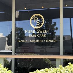 Pure Sweet Skincare - Front window