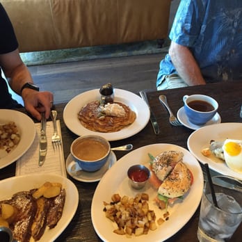 The Henry - Apple French Toast, carrot cake pancakes, kale eggs, bagel and lox, and fried chicken. - New American Near Me - Phoenix, Arizona