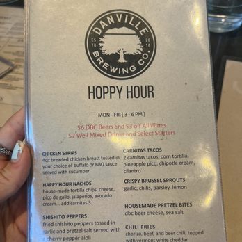 Danville Brewing - happy hour menu - Breweries Near Me - Danville, California Danville Brewing - happy hour menu - Breweries Near Me - Danville, California