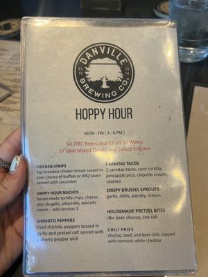 Menu photo 7 Danville Brewing Danville, CA