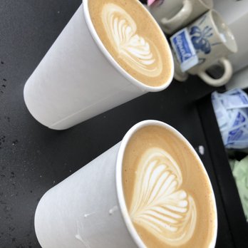 Backyard Brew - Top: maple cinnamon latte; Bottom: Nutella mocha - Coffee & Tea Near Me - Palo Alto, California
