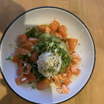 The Blue Canoe - Salmon poke - Seafood Near Me - Sunapee, New Hampshire The Blue Canoe - Salmon poke - Seafood Near Me - Sunapee, New Hampshire