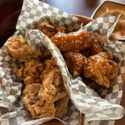 Half and half chicken