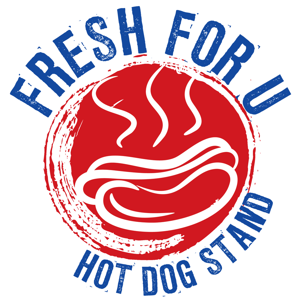 Fresh For U Hot Dogs  & Sausages Stand Logo