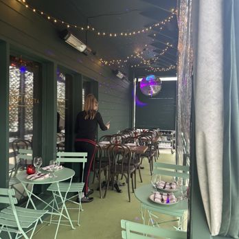 Rocco's - Who doesn't love a disco ball?! - Wine Bars Near Me - Austin, Texas