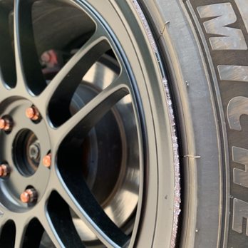 Precision Wheels & Restorations - Scratches prior to being fixed - Wheel & Rim Repair Near Me - Reno, Nevada