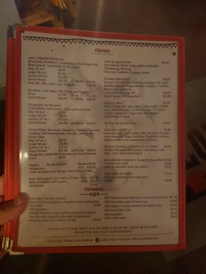 Menu photo 1 Lobo's Place Mexican Grafton, WI Menu photo 1 Lobo's Place Mexican Grafton, WI