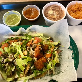 the Outpost Mexican Eatery - Steak taco Combo Meal - 2 Steak Tacos, Rice & Beans - Mexican Near Me - Downers Grove, Illinois the Outpost Mexican Eatery - Steak taco Combo Meal - 2 Steak Tacos, Rice & Beans - Mexican Near Me - Downers Grove, Illinois