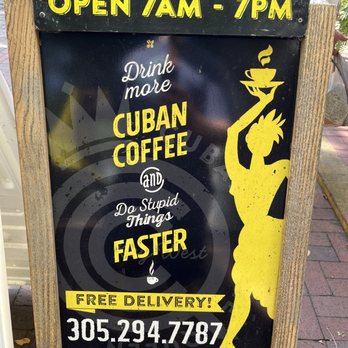 Cuban Coffee Queen - Almost missed the sign, you have to got BACK into the alley to get to them! - Coffee & Tea Near Me - Key West, Florida Cuban Coffee Queen - Almost missed the sign, you have to got BACK into the alley to get to them! - Coffee & Tea Near Me - Key West, Florida