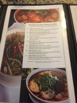 Menu photo 8 Hanoi Kitchen Portland, OR