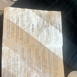 Menu Menu