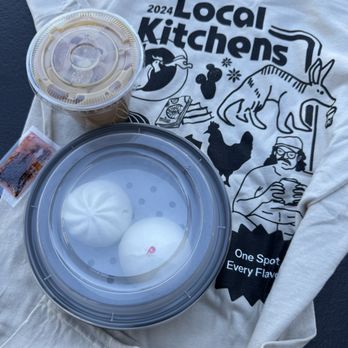 Local Kitchens - January 11, 2025 Free Koi Palace baos, Boba Guys milk tea and a tee shirt - Burgers Near Me - San Bruno, California