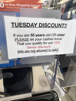 ross discount tuesday