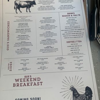 Gus's BBQ - Menu - Barbeque Near Me - Porter Ranch, California