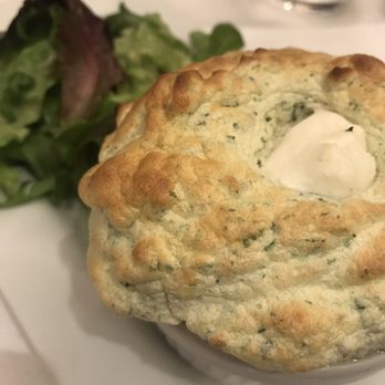 Le Soufflé - Menu option- spinach & goat cheese appetizer soufflé - French Near Me - Paris, 75 Le Soufflé - Menu option- spinach & goat cheese appetizer soufflé - French Near Me - Paris, 75
