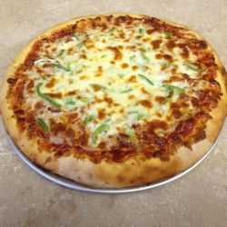 Paesello's Pizzeria - 12" sausage, bacon, green pepper, and onion. So yummy!