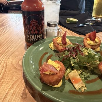 Fixins Soul Kitchen - Fried  Deviled eggs - Soul Food Near Me - Sacramento, California