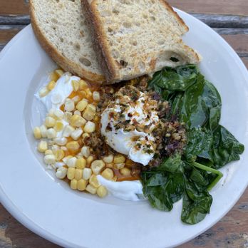 Tatte Bakery & Cafe | Pier 4 - Spinach, corn, and egg plate - Coffee & Tea Near Me - Boston, Massachusetts Tatte Bakery & Cafe | Pier 4 - Spinach, corn, and egg plate - Coffee & Tea Near Me - Boston, Massachusetts