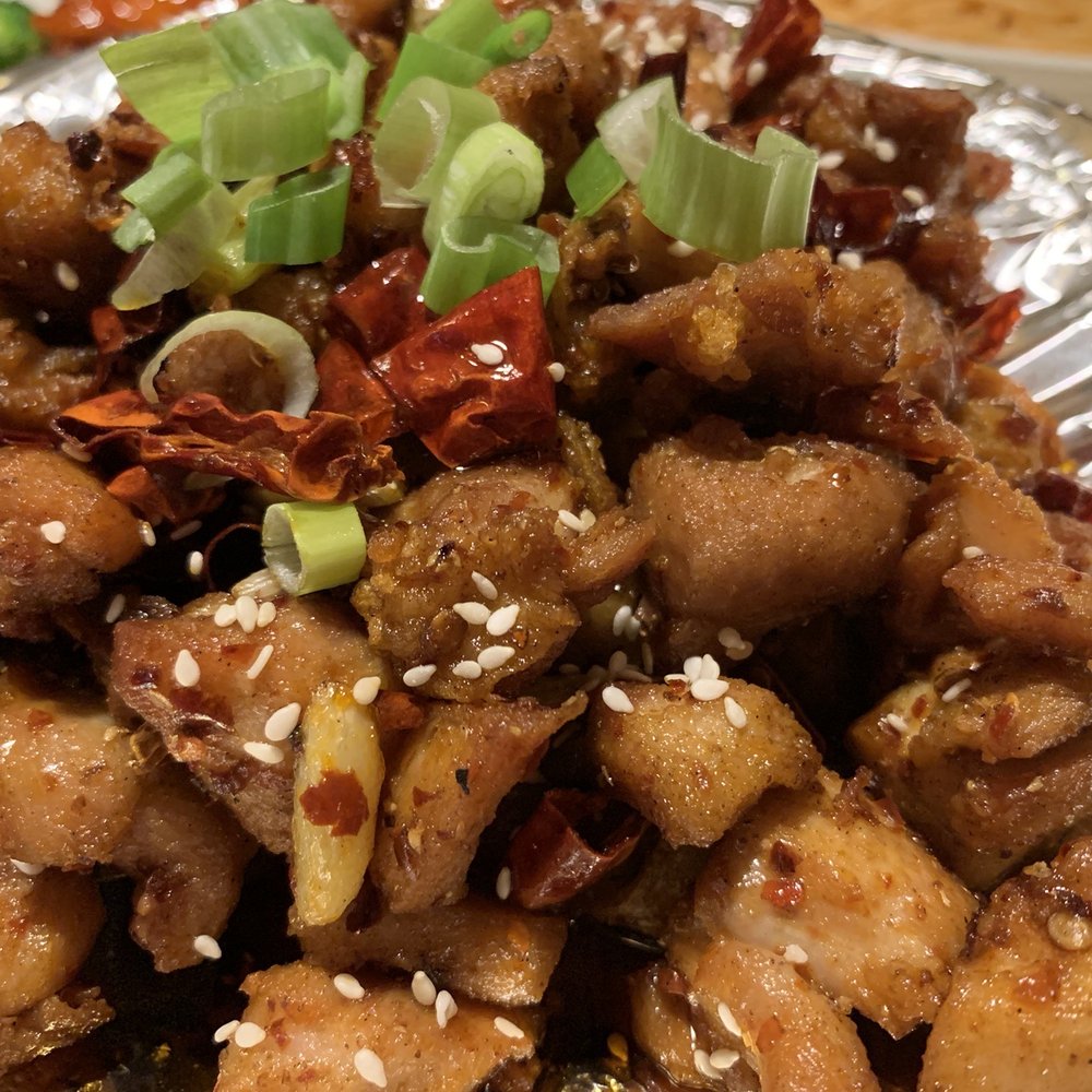 Sichuan House - Sichuan Spicy Chicken - Hot and Numbing - Szechuan Near Me - Johns Creek, Georgia