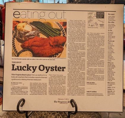 Menu photo 2 Lucky Oyster Virginia Beach, VA Menu photo 2 Lucky Oyster Virginia Beach, VA